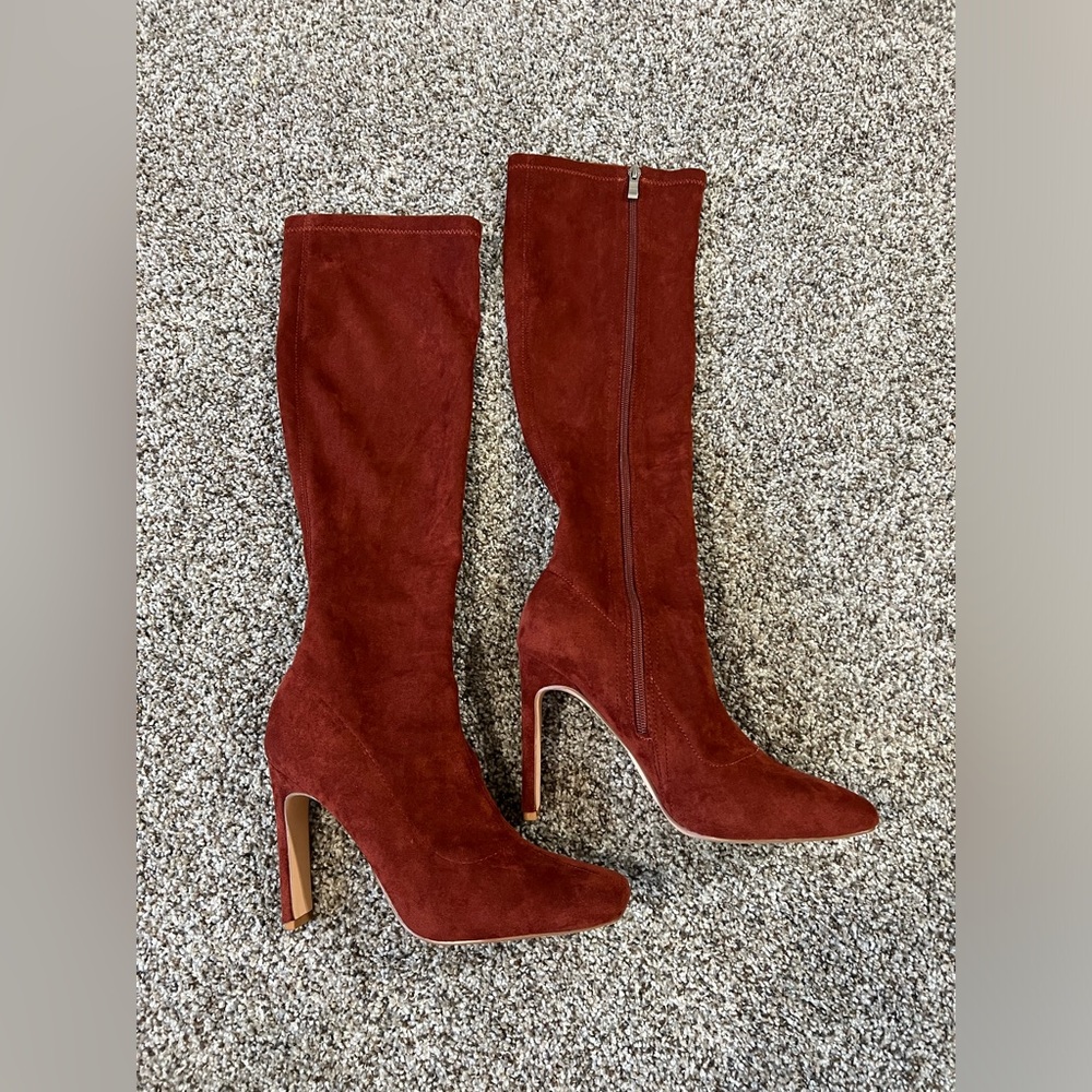 Women’s suede knee high boots